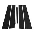 6 Pcs Pillar Window Trim for Chevy Equinox (2010–2017) Black