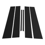 6 Pcs Pillar Window Trim for Chevy Equinox (2010–2017) Black