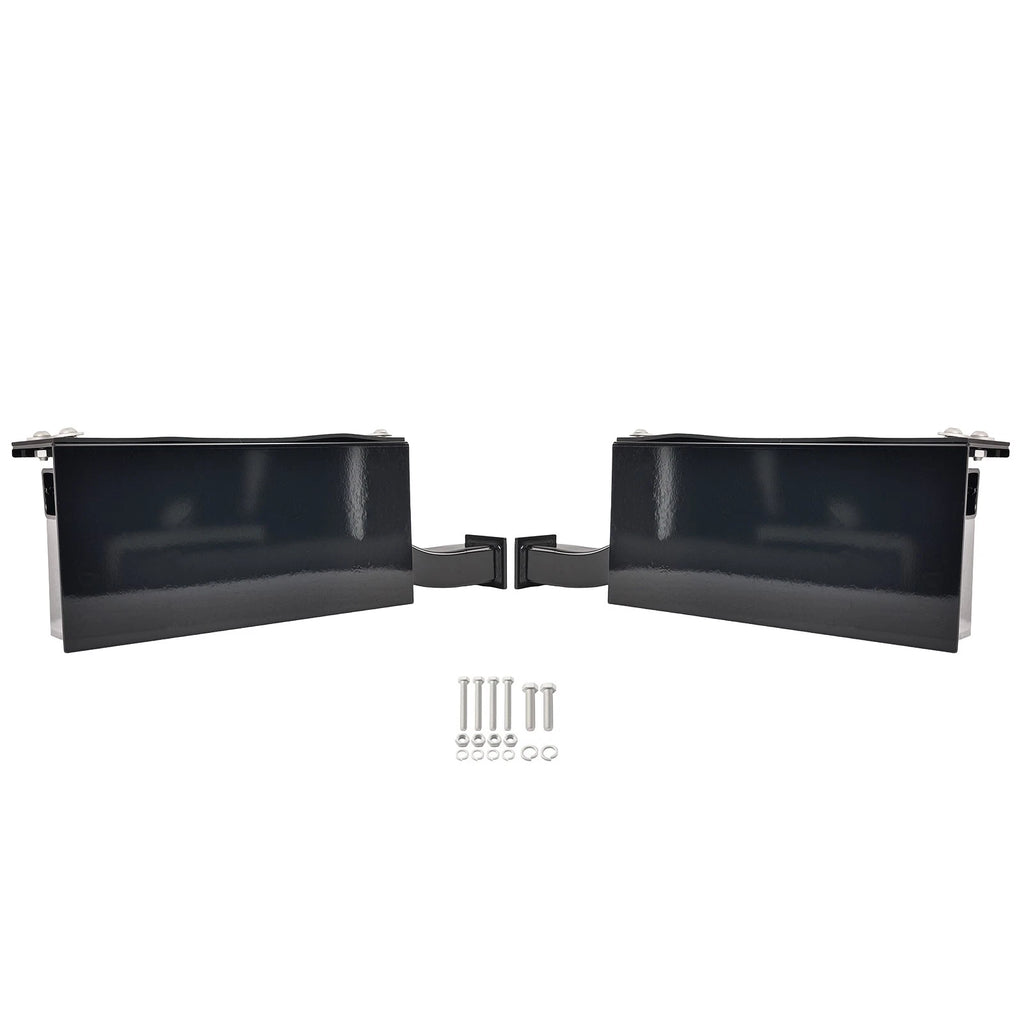 Black Powder Coated Steel Body Rack for Universal Rear Fender Protection