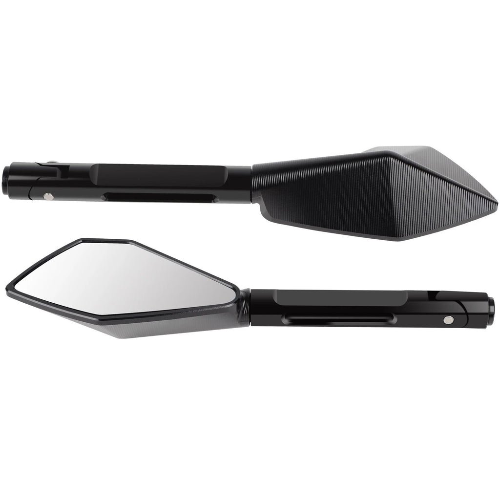 2PC Rearview Side Mirrors for Honda Yamaha Suzuki (Universal) 8mm 10mm