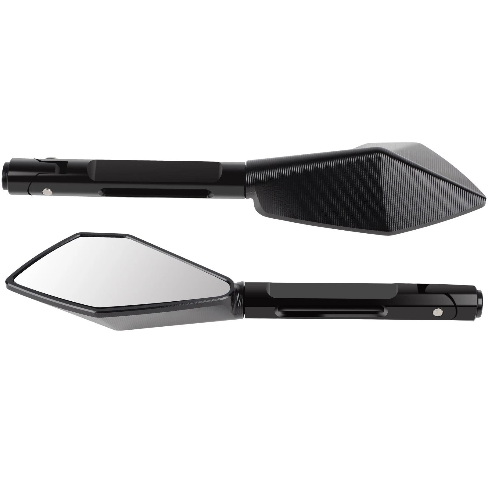 2PC Rearview Side Mirrors for Honda Yamaha Suzuki (Universal) 8mm 10mm