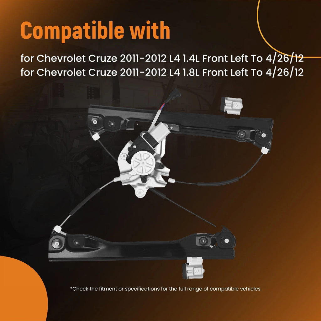 Front Window Regulator with Motor for Chevy Cruze (2011-2012)