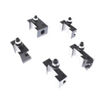 Set of 6 Piston Quick Change Tool Post Holders for Lathe 6-12"