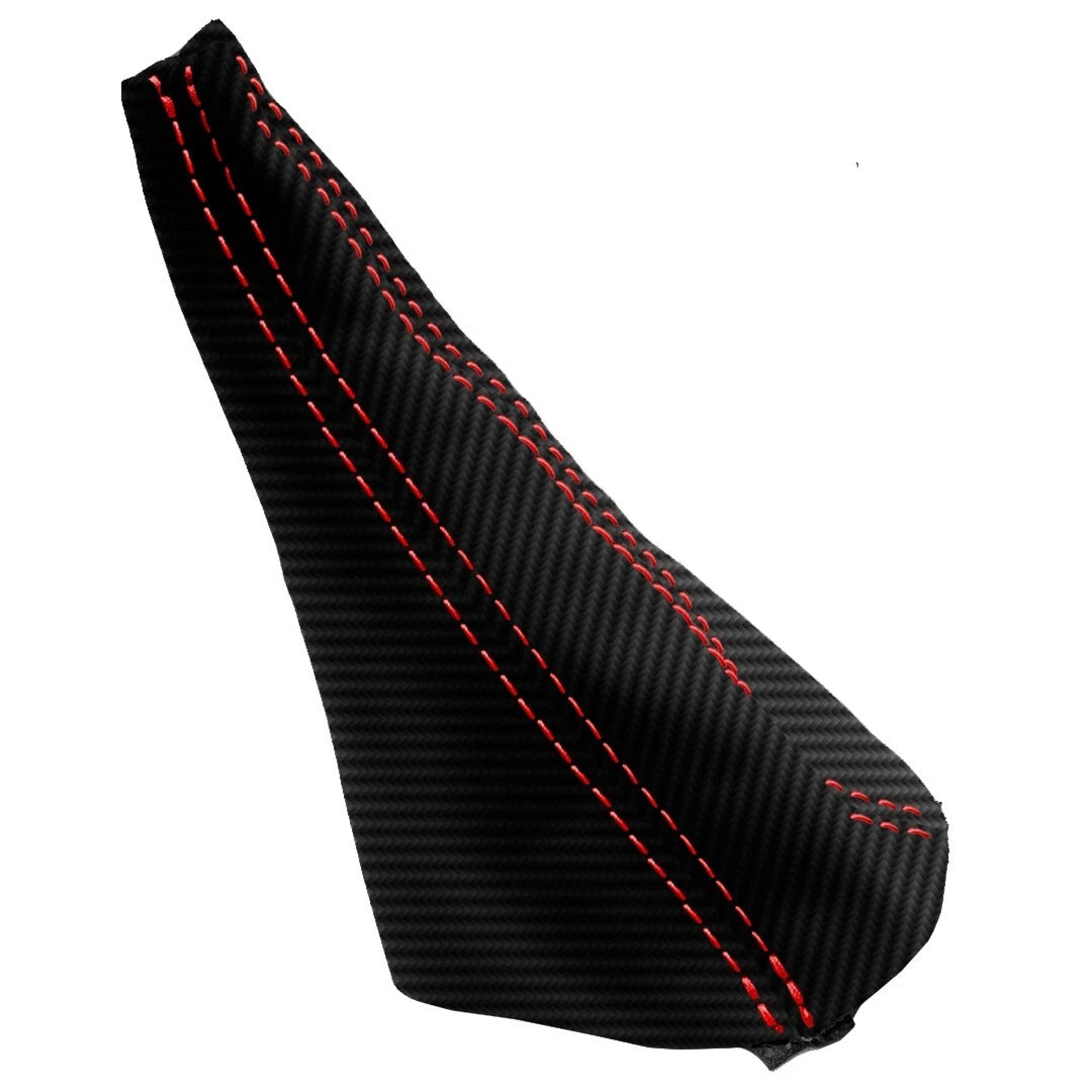 Automatic Shift Boot for Lexus GX470 (2003–2009) Carbon Fiber Red Stitch