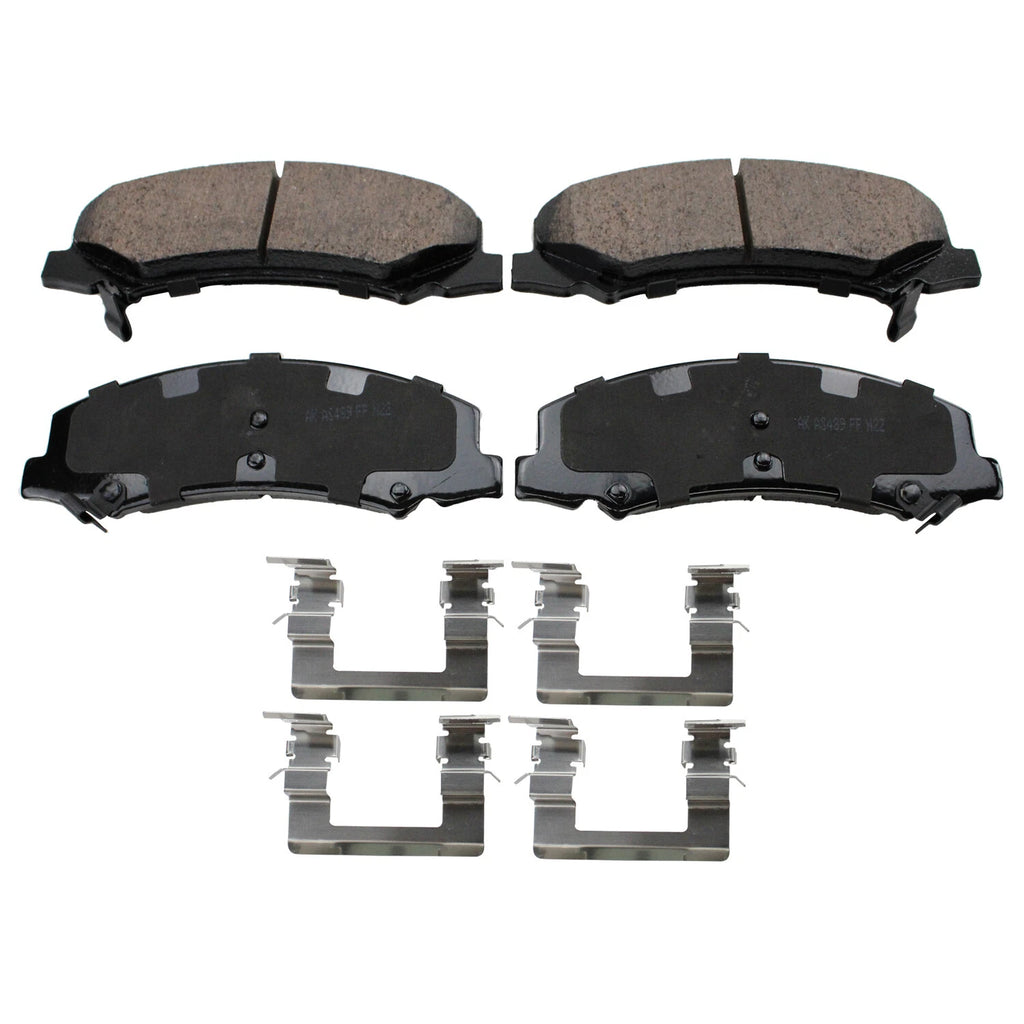 Front ProAct Disc Brake Pads for Buick Lucerne, Cadillac DTS, Chevy Impala (2006–2011)