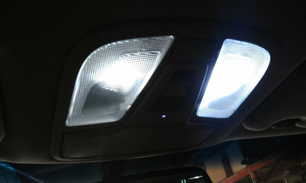 White LED Bulbs Interior Map Trunk Light Kit for FIAT 500 (2012-2017)