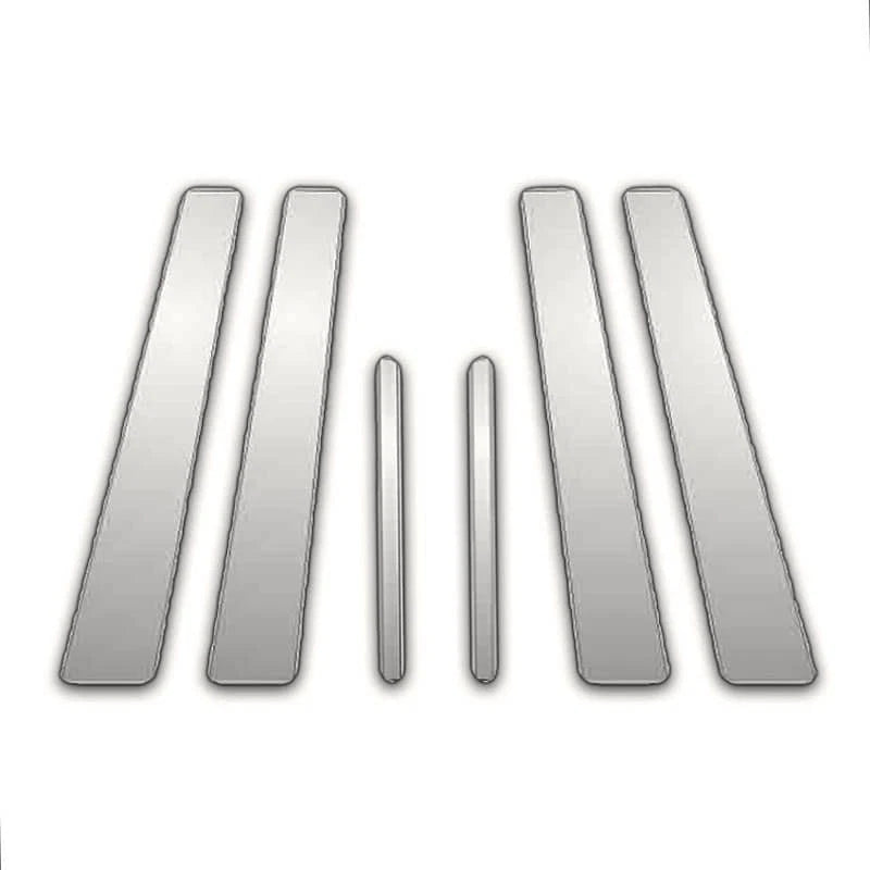 6Pc Chrome Pillar Post Covers Replacement for Pontiac Grand Prix (2004–2014)