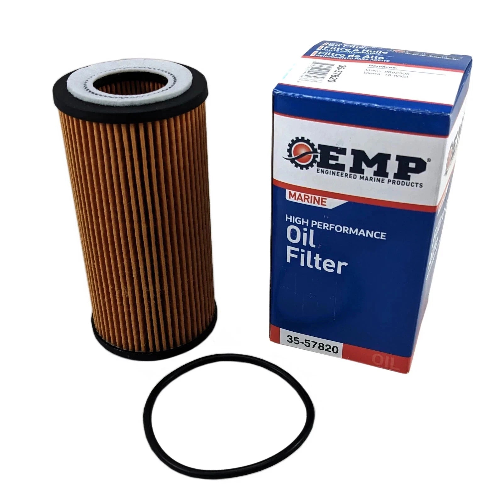 Oil Filter for Volvo Penta 4.3, 5.0, 5.7, 8.1 Ltr (8692305, EMP 35-57820, 18-8003)