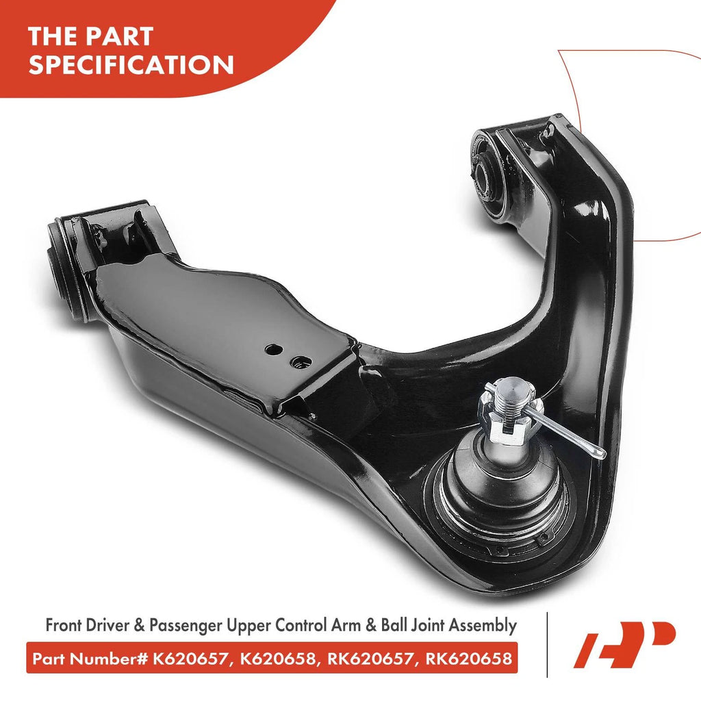 2X Front Upper Control Arm with Ball Joint for Nissan Xterra Frontier (2000-2015)