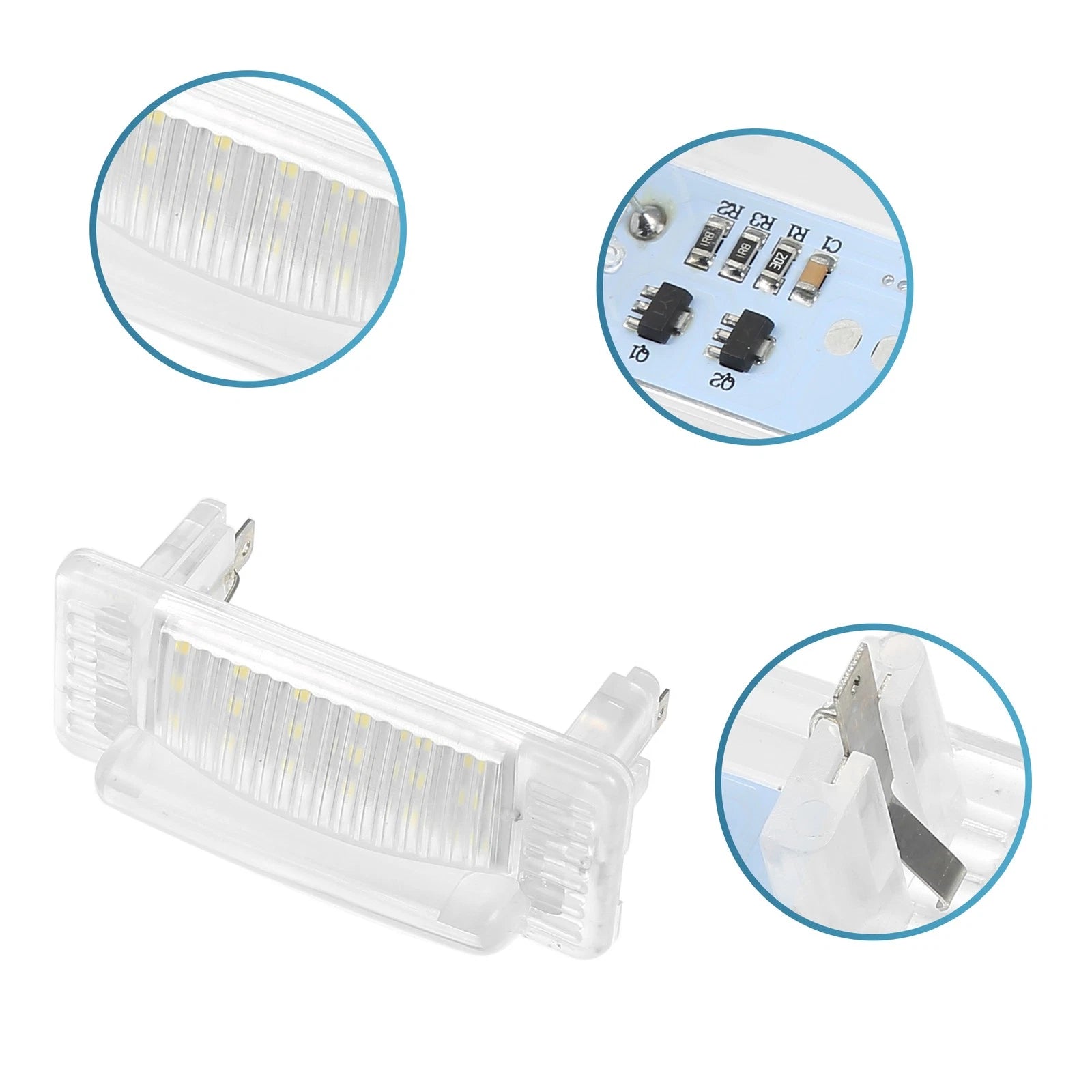 2pcs License Plate Light for Mercedes-Benz Sprinter 3-T (1995–2006) No. 5104462AA