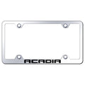 Mirrored Wide Body License Plate Frame - Officially Licensed for GMC Acadia
