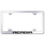 Mirrored Wide Body License Plate Frame - Officially Licensed for GMC Acadia