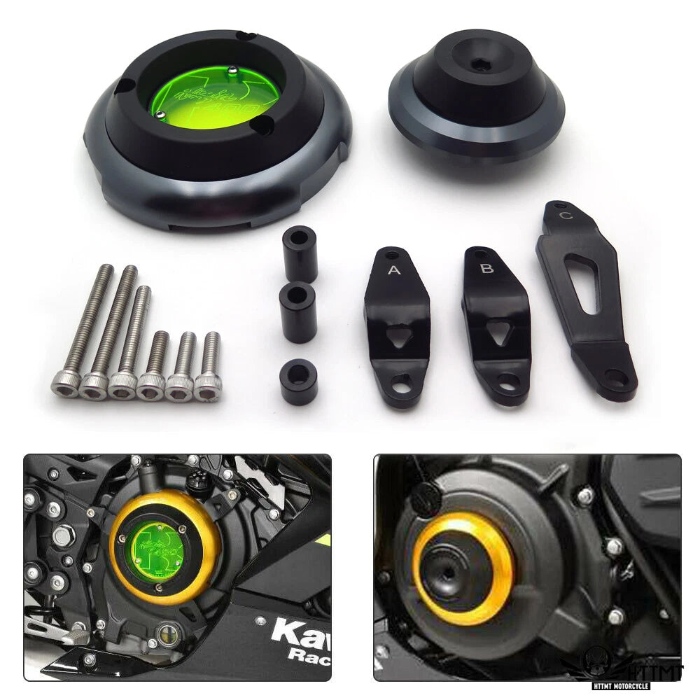 Engine Guard Case Cover Kit for Kawasaki Ninja 400 (2018)