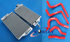 Aluminum Radiator + Blue Hose for Honda CR125 CR125R (2002-2003)