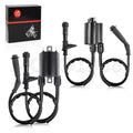 Set of 2 Ignition Coils & Spark Plug Caps for Honda Shadow VLX VT600C (1988–2007)