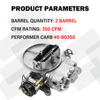 Holley 0-80350 Street Avenger 350 CFM Carburetor for