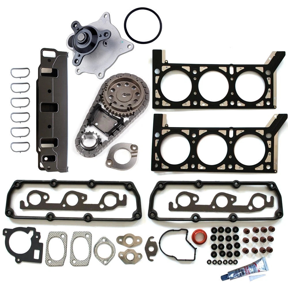 Head Gasket Set, Water Pump, Timing Chain Kit for Dodge Caravan (2001–2004)