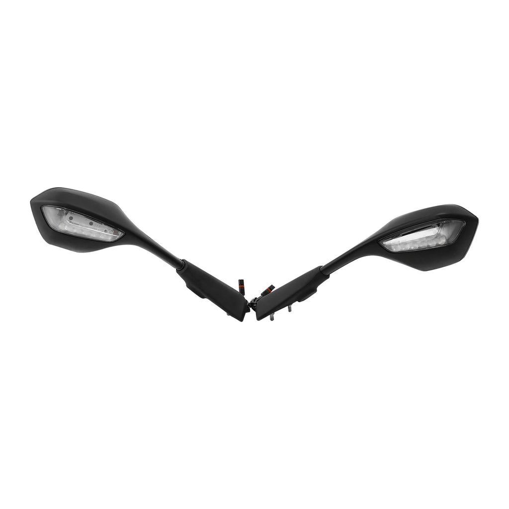L&R Rear-View Mirrors with LED Turn Signals for BMW S1000RR (2019–2024)