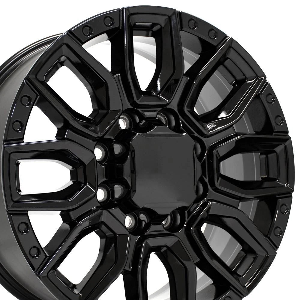 20" Gloss Black Wheel for 1988-2000 Chevy C2500 - RVO4740 - RVO4740