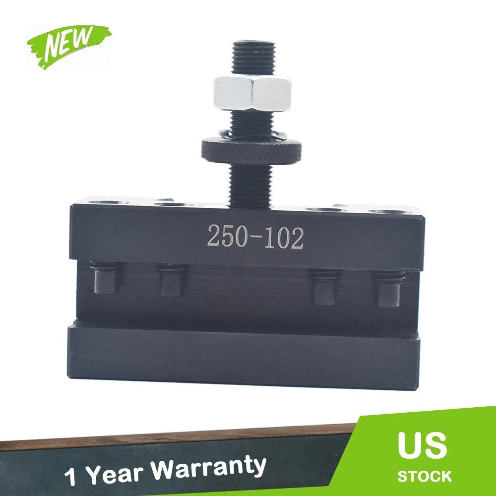 2X Quick Change Tool Post Boring Turning Holder AXA 250-102 for Lathe (6-12")