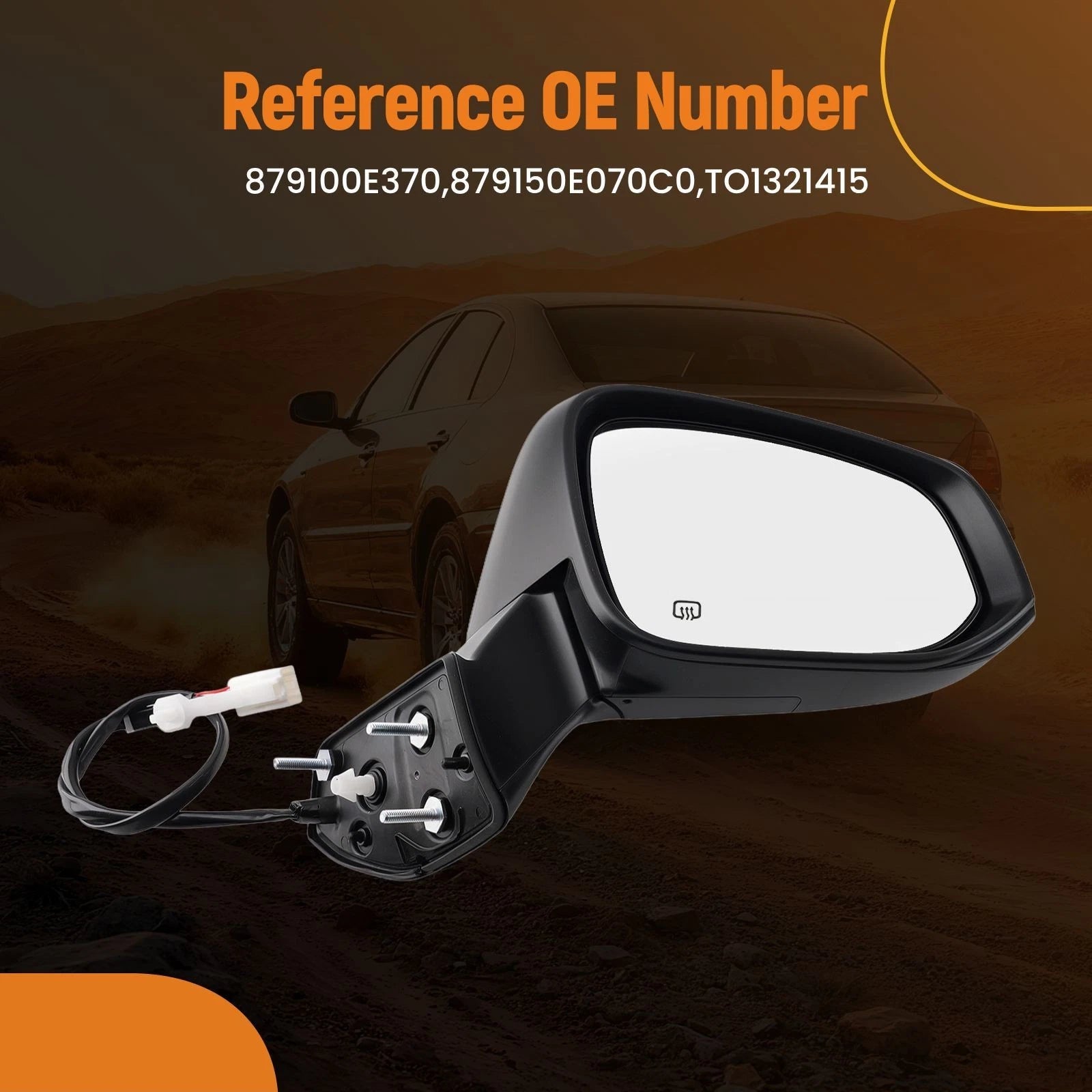 Heated Side View Mirror for Toyota Highlander (2020–2023) AM2530673755
