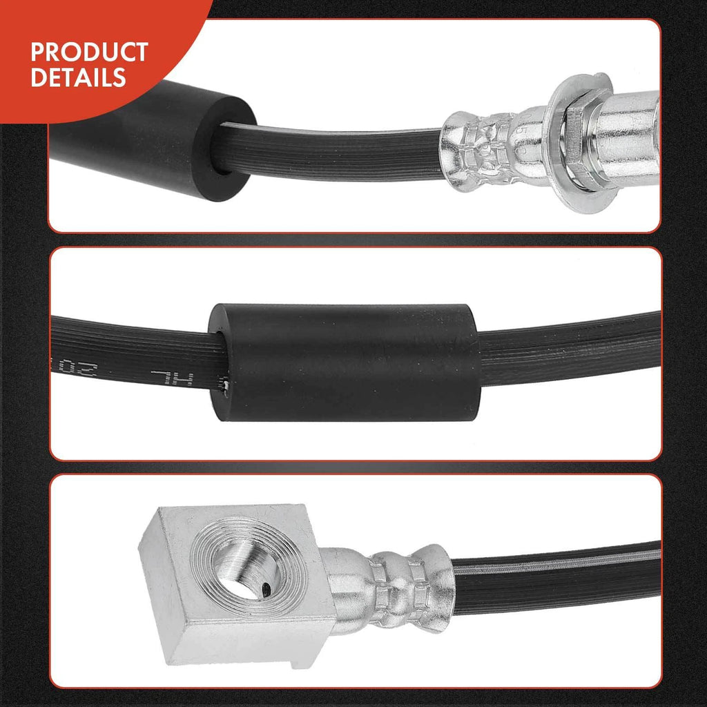 Rear Left Outer Brake Hydraulic Hose for Chevy Silverado 2500 HD (2011-2017)