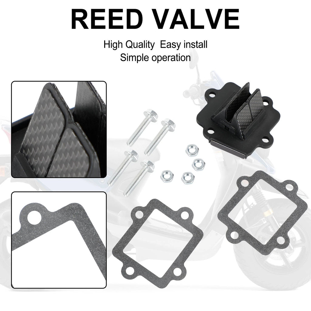 V352 A/B jog50 Reed Valve System for Yamaha YW50 Zuma50 (2002–2011)