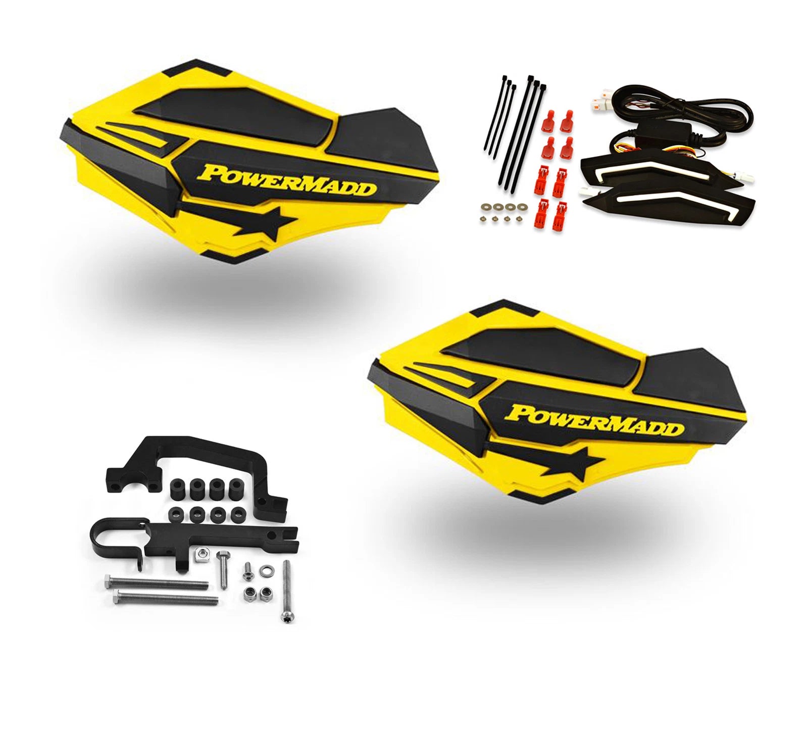 Powermadd Sentinel LED Turn Signal Handguards for Suzuki
