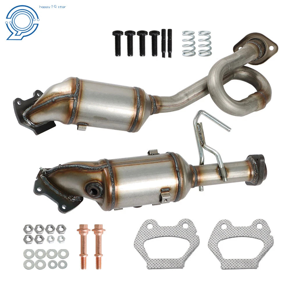Set of 2 Front Catalytic Converters for Jeep Wrangler (2012–2017)