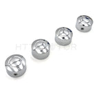Set of 4 Chrome Bolt Toppers Caps for Harley XR XL Twin Cam Dyna (2008–2013)