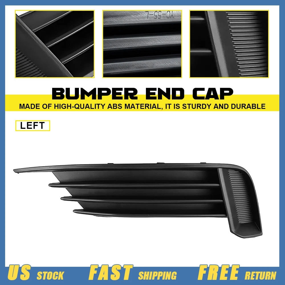 Front Bumper Fog Light Lamp Cover Grille for Audi S3 A3 (2013–2017) LH