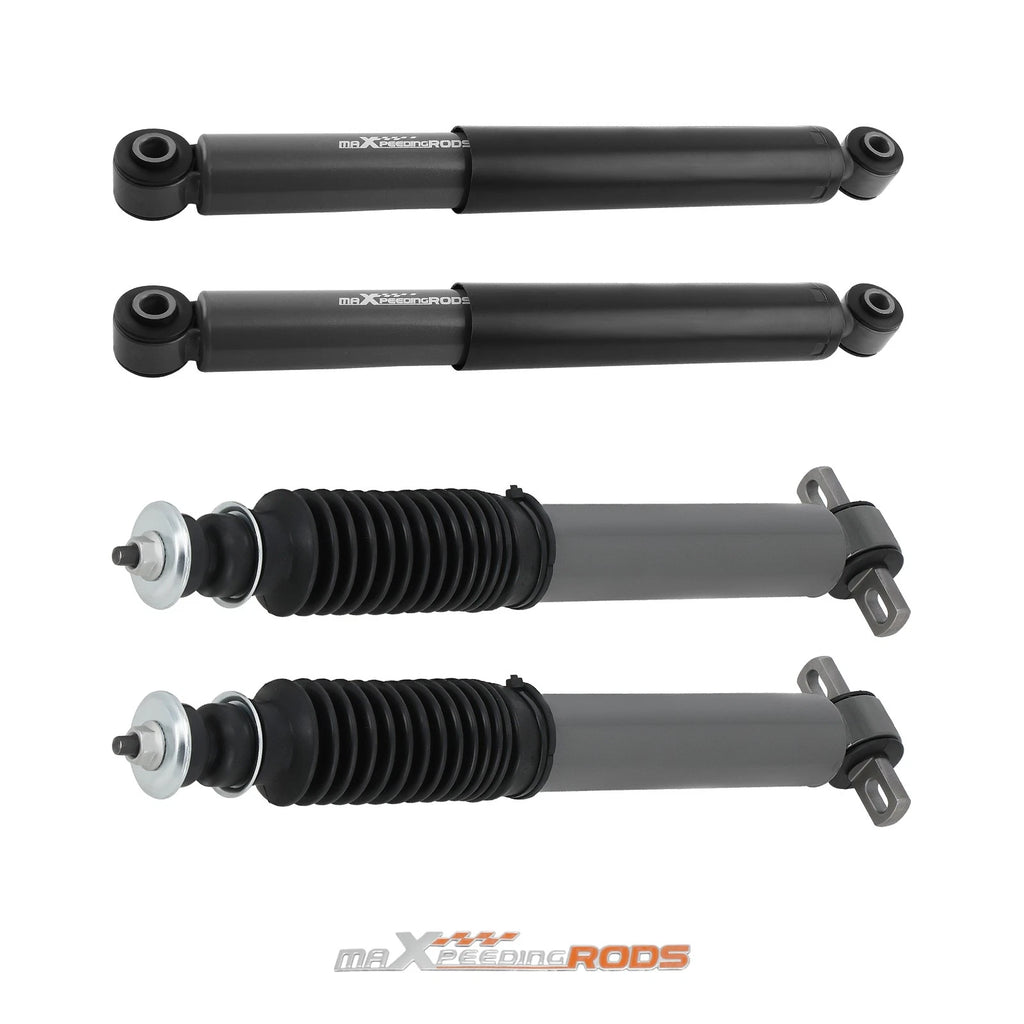 Front Rear Lowering Shocks F2"-5" & R5-7" Drop For Chevy /GMC 99-06