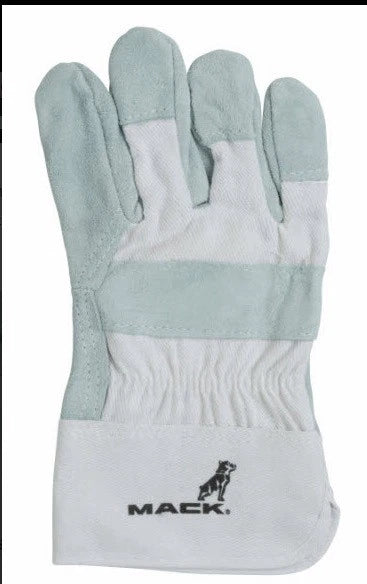 Mack Trucks Bulldog Leather Winter Gloves for Outdoor Mechanics