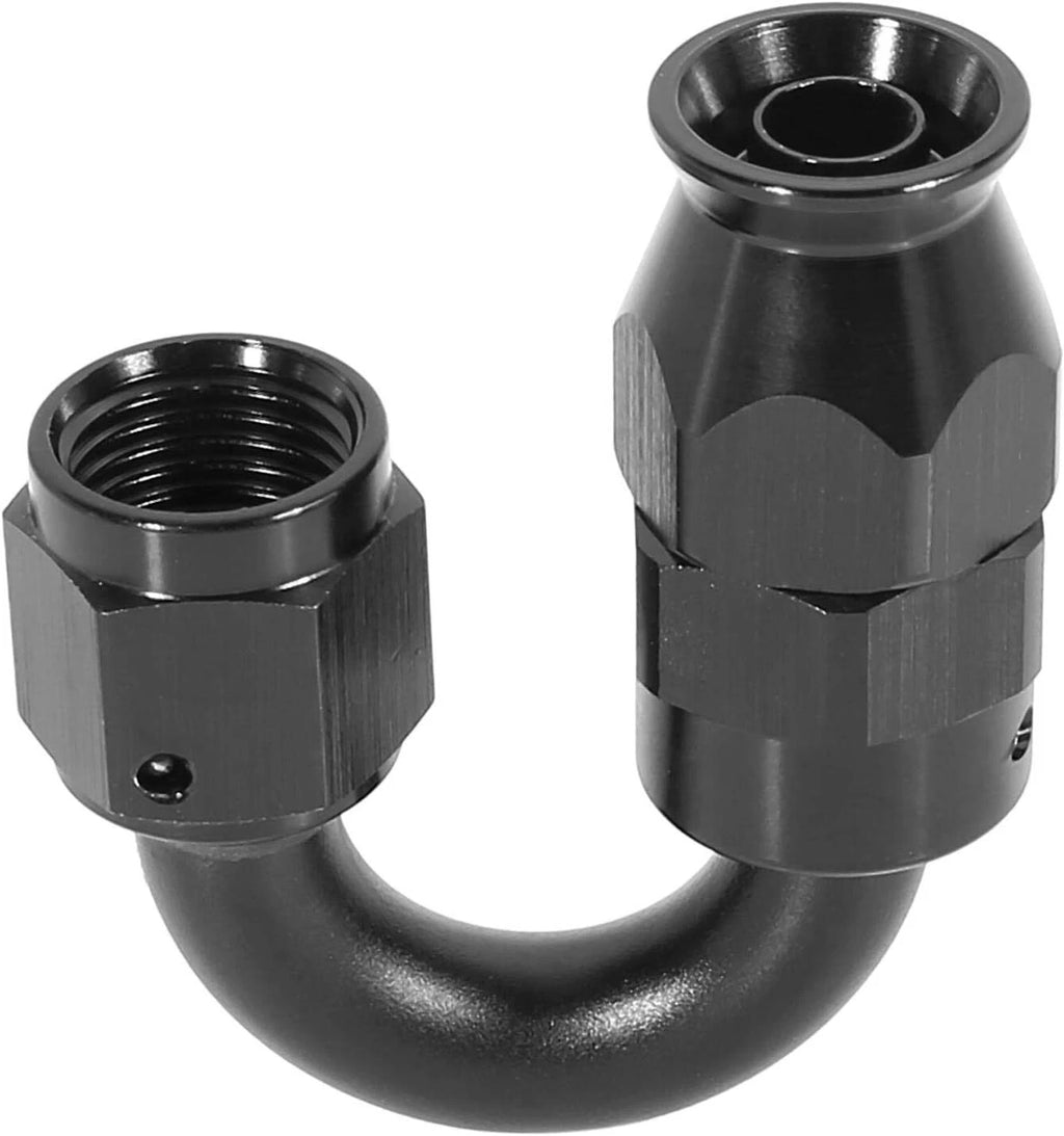 4AN 180° Swivel Oil/Fuel Hose Line Fitting Connector Adapter for - (2PCS) (2010–2024)