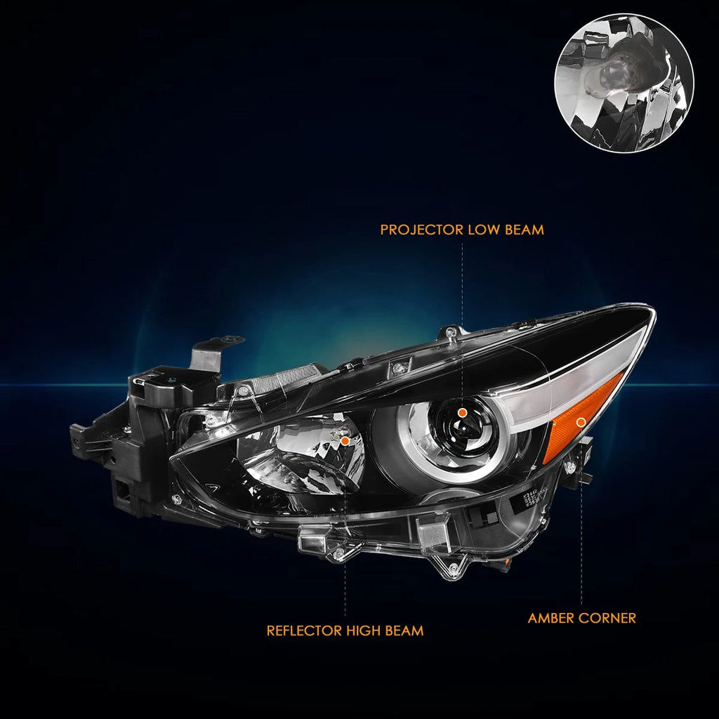 OE Style Projector Headlight Lamp for Mazda 3 (2017–2018)