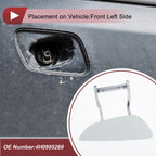 Front Left Washer Nozzle Cover Cap for Audi A8 (2009–2014) 1 Pcs, White