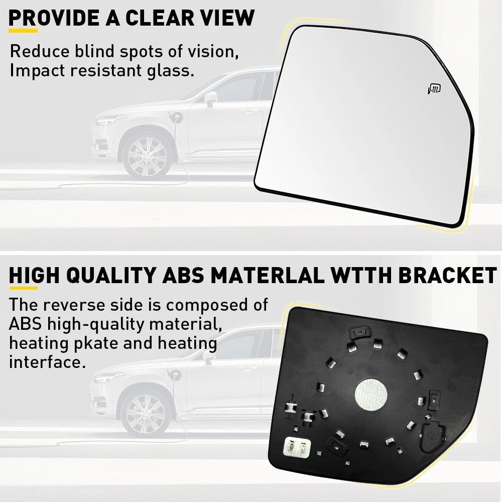 Heated View Mirror Glass LH+RH for Ford F150 (2021)