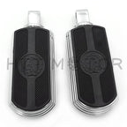 Chrome Skull Rubber Footpeg for Victory Cross Roads (2010–2017)