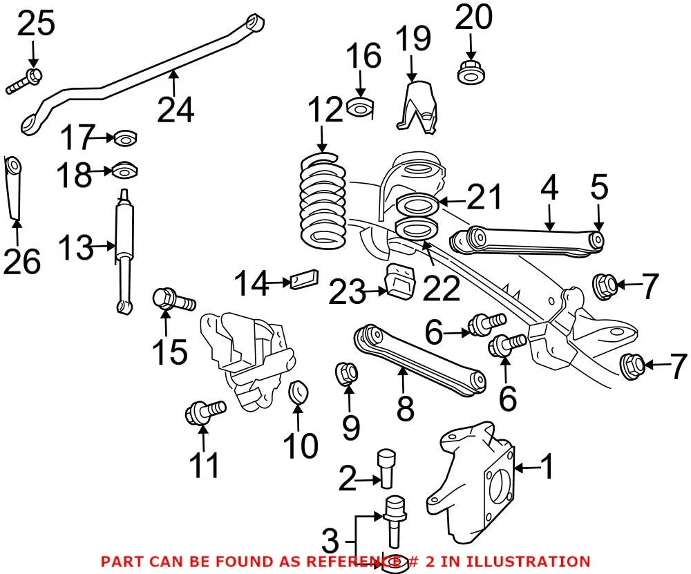 Front Upper Ball Joint for Dodge Ram 2500 3500 (OEM)
