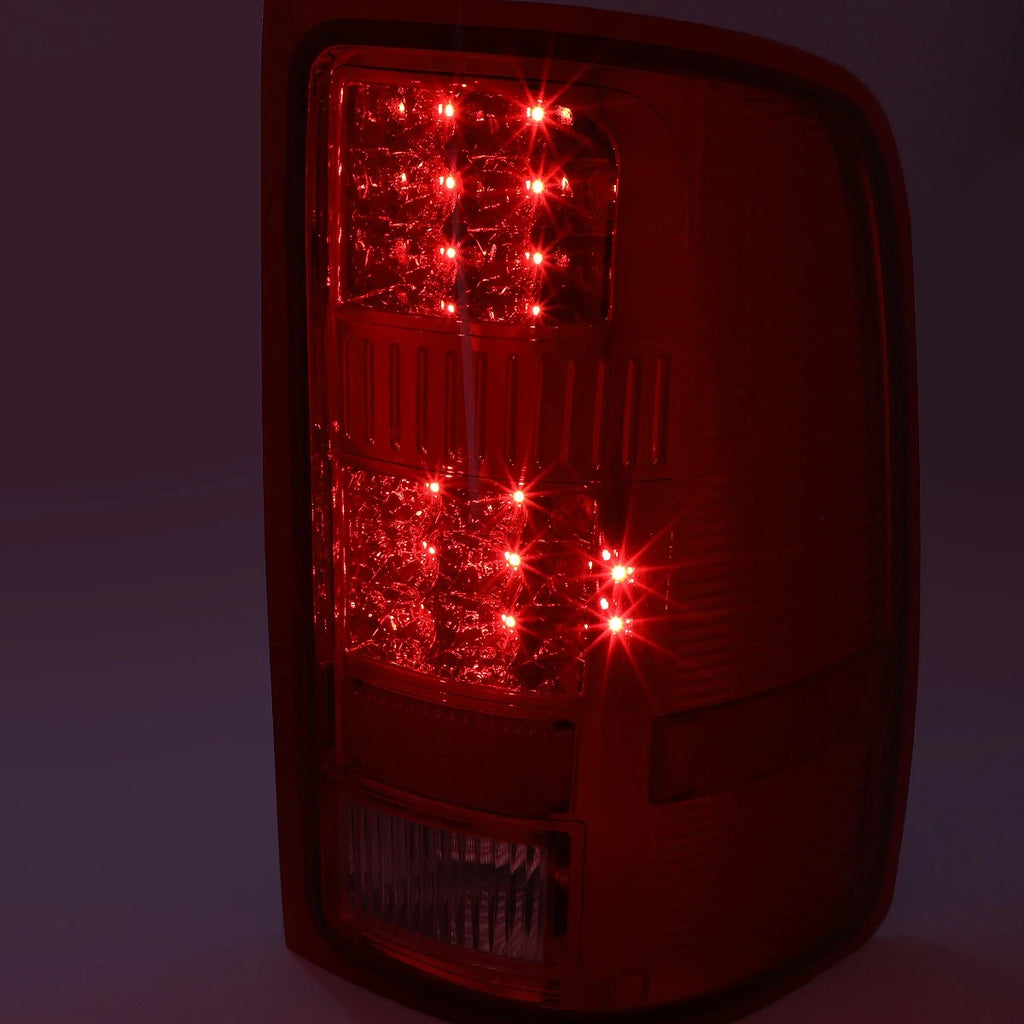 Full LED Tail Brake Light Stop Lamps for GMC Sierra 1500 2500 HD (2007–2014)