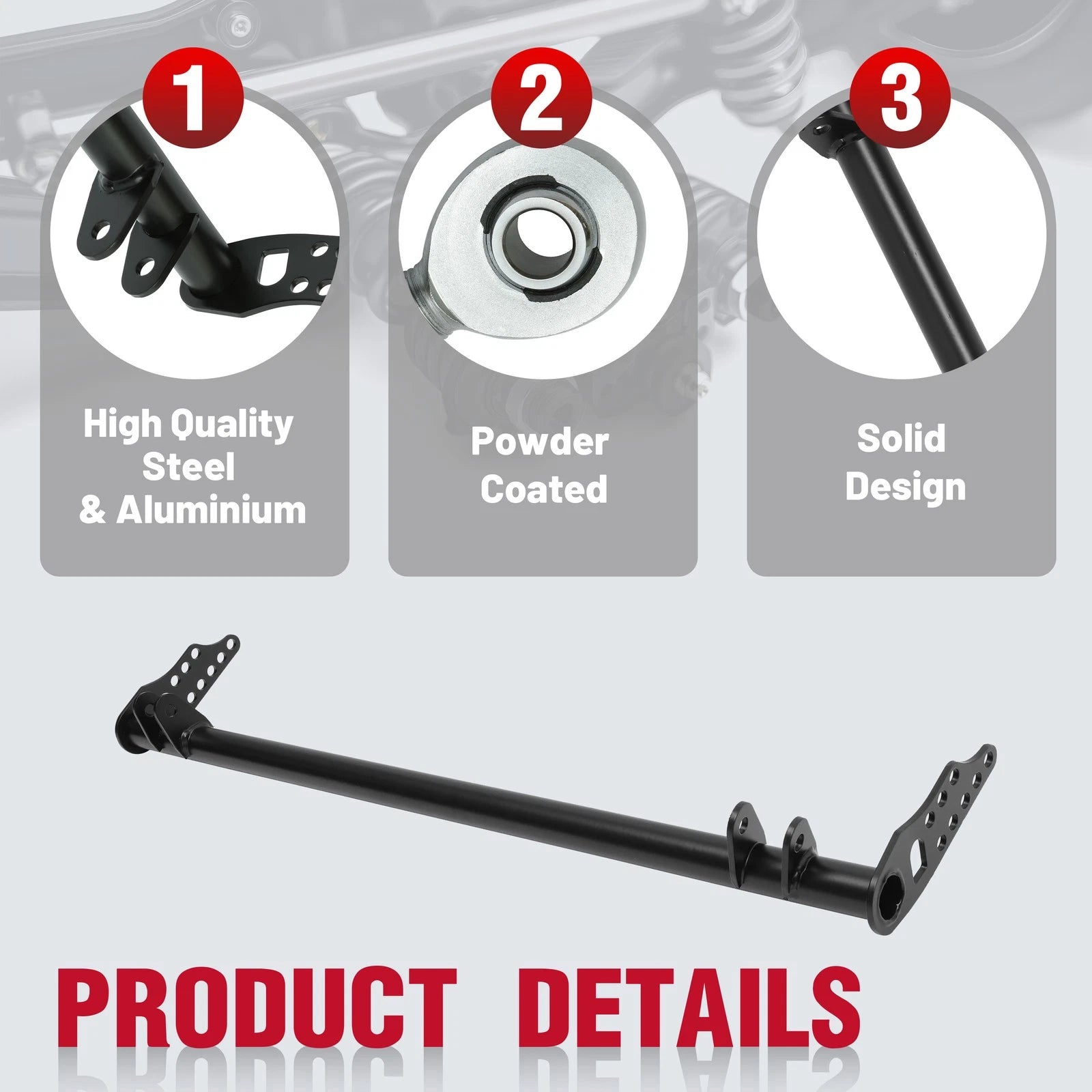 Front Traction Control Tie Bar Kit for Honda Civic (1992-2000) Acura Integra (1994-2001)