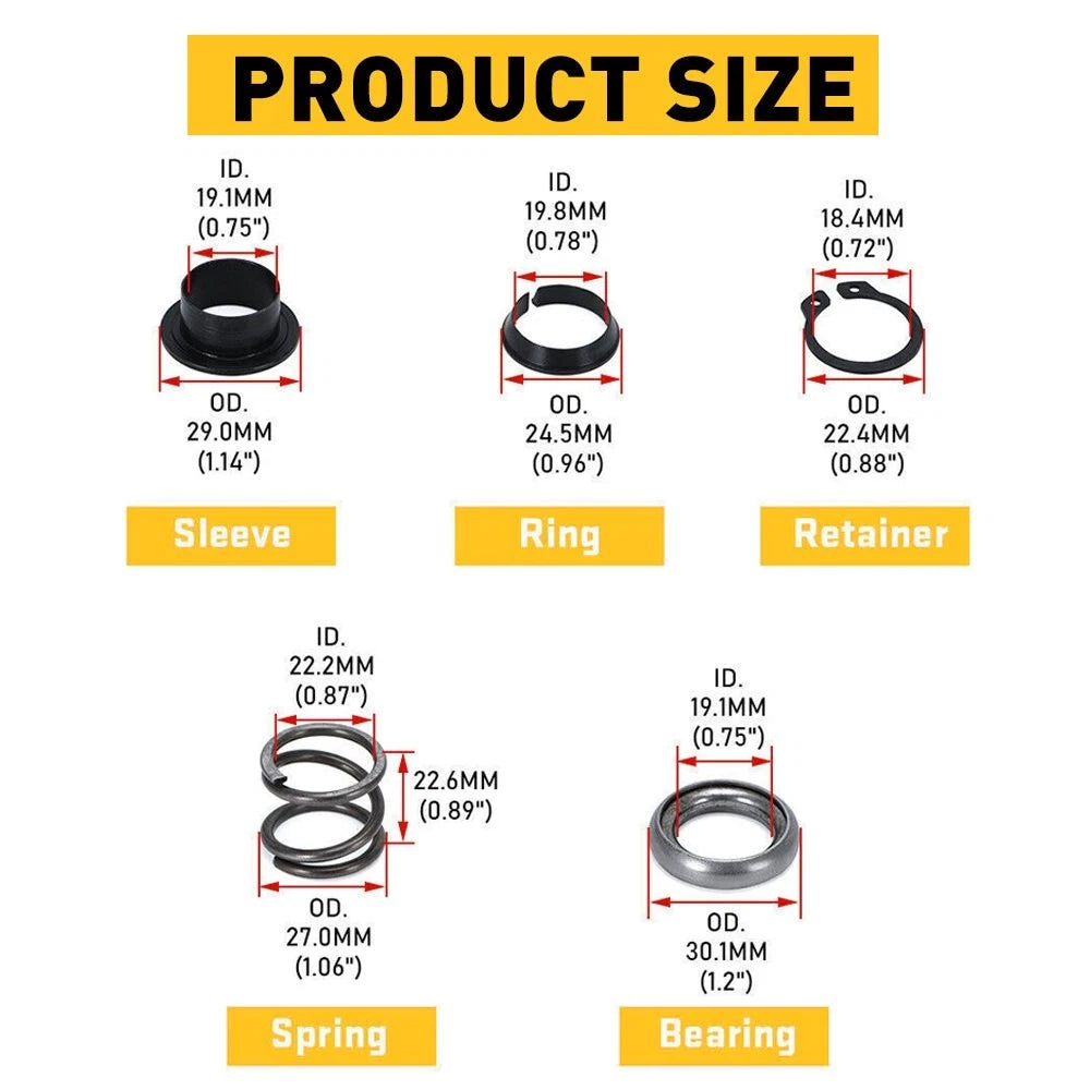 Steering Column Upper Bearing Kit for Ford F150/F250/F350/F450 (1992–2003)
