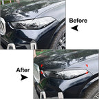 Headlight Eyebrow Eyelids Cover Trim for BMW X5 X6 G05 G06 (2023-2025)