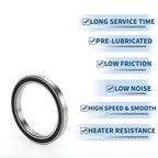 Deep Groove Ball Bearing 6818VV for Scooter Skateboard Wheel (90x115x13mm)