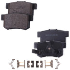 Set of 4 Rear Ceramic Brake Pads for Honda CR-V, Acura RDX