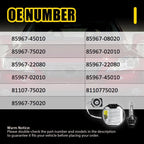 2X Ballast 8596745010 for Lexus LS460 (2013–2015) Xenon HID Module D1S