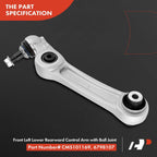 Front Left Lower Rearward Control Arm with Ball Joint for BMW F01 740i (2009–2015)