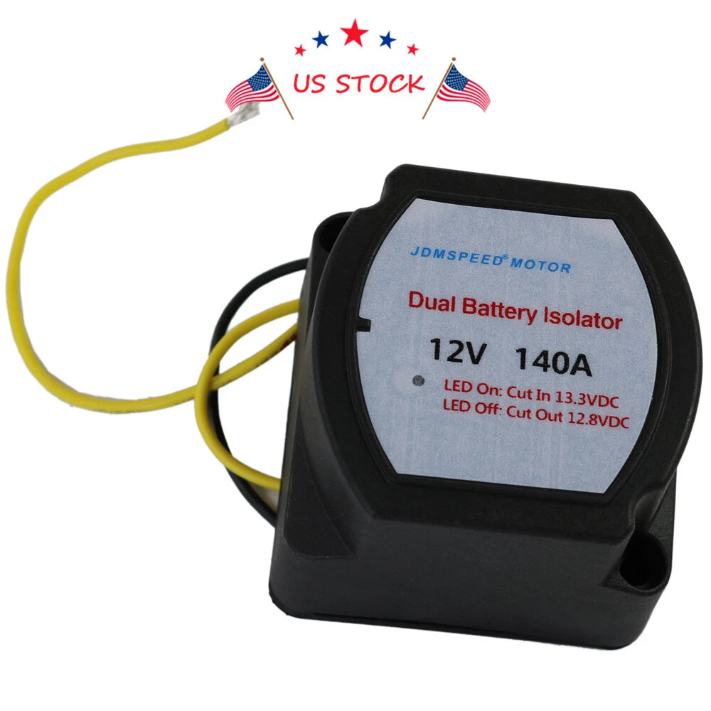 Smart Dual Battery Isolator for Automotive (12V)