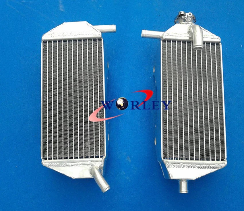 Aluminum Radiator + RED Hoses for Yamaha YZF450 YZ450F (2010-2013)