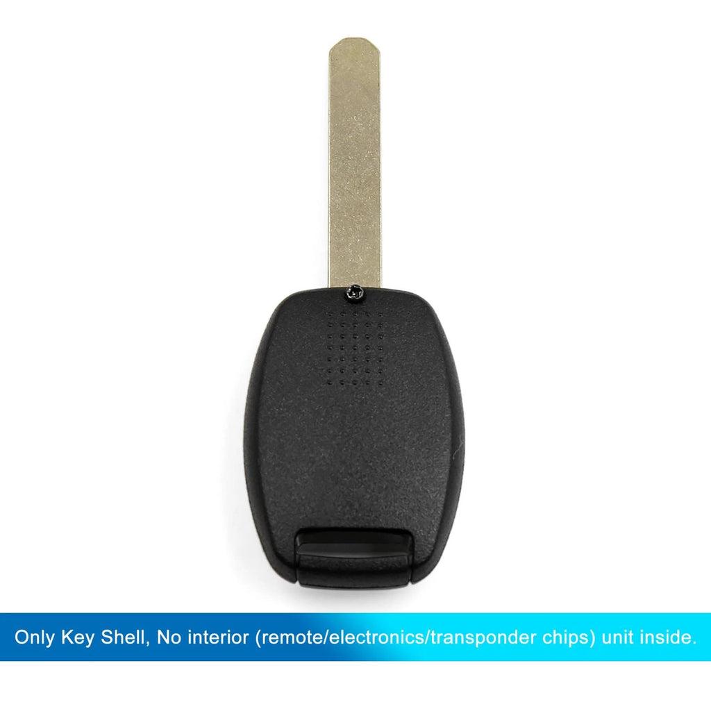 2X Uncut Key Remote Shell Replacement AFC107850 for Honda Civic Accord 